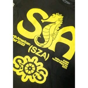 SZA SOS Tour Merch 2023 Authentic Black Shirt Men's Medium